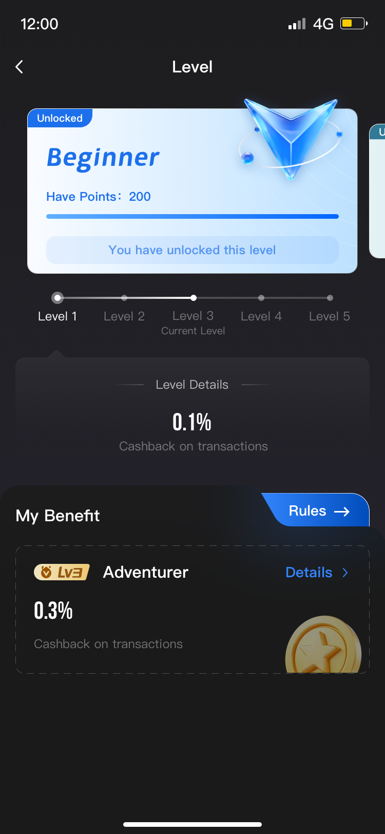 Level 1 Membership - Basic tier benefits